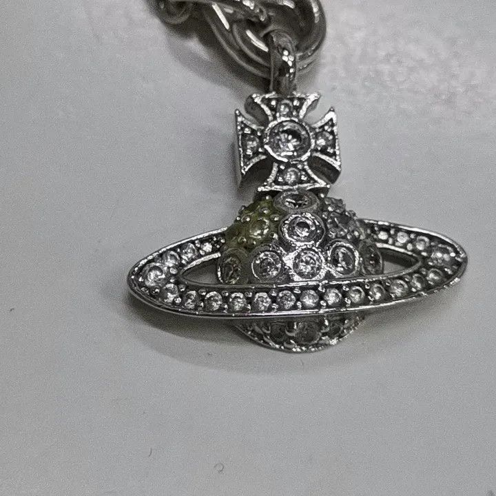 Vivienne Westwood Vivienne Westwood Lucrece Crystal Safety Pin Necklace 0079 Size ONE SIZE - 2 Thumbnail