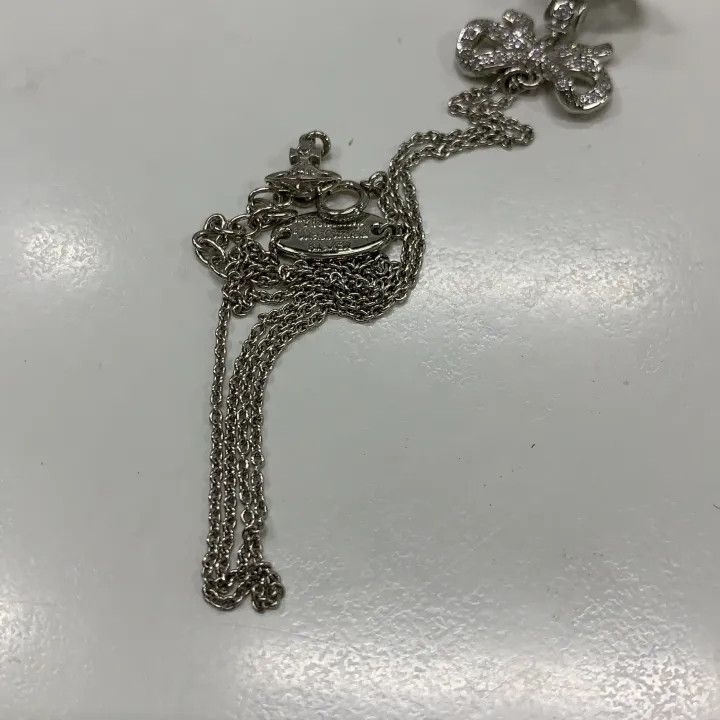 Vivienne Westwood Vivienne Westwood Octavie Orb Saturn Pendant Necklace 0079 Size ONE SIZE - 3 Thumbnail