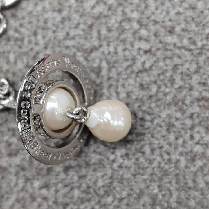 Vivienne Westwood Vivienne Westwood Silver Aleksa Pendant Necklace 0079 Size ONE SIZE - 4 Thumbnail
