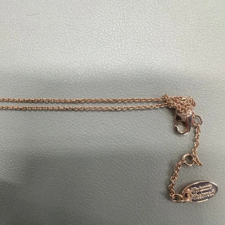 Vivienne Westwood Vivienne Westwood Heart Glass Pearl Brass Necklace 0079 Size ONE SIZE - 4 Thumbnail