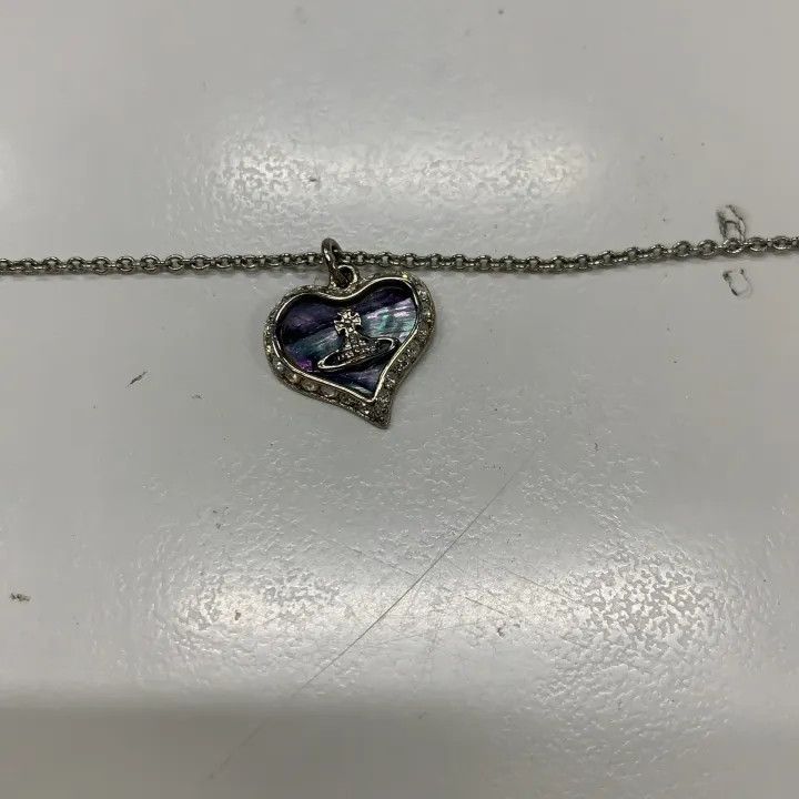 Vivienne Westwood Vivienne Westwood Petra Pendant Heart Necklace 0079 Size ONE SIZE - 4 Thumbnail