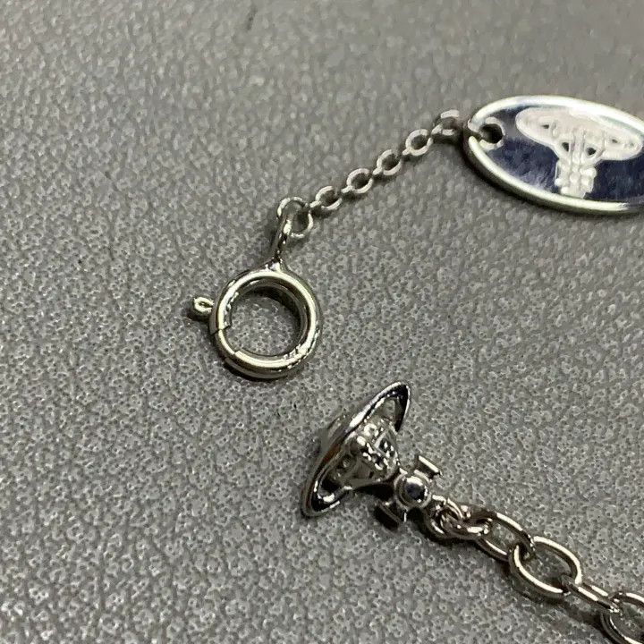 Vivienne Westwood Vivienne Westwood Octavie Transparent Saturn Necklace 0079 Size ONE SIZE - 6 Thumbnail