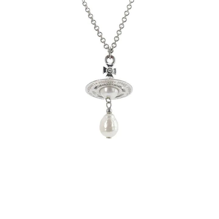 Vivienne Westwood Vivienne Westwood Astra Pearl Pendant Necklace 0079 Size ONE SIZE - 2 Thumbnail