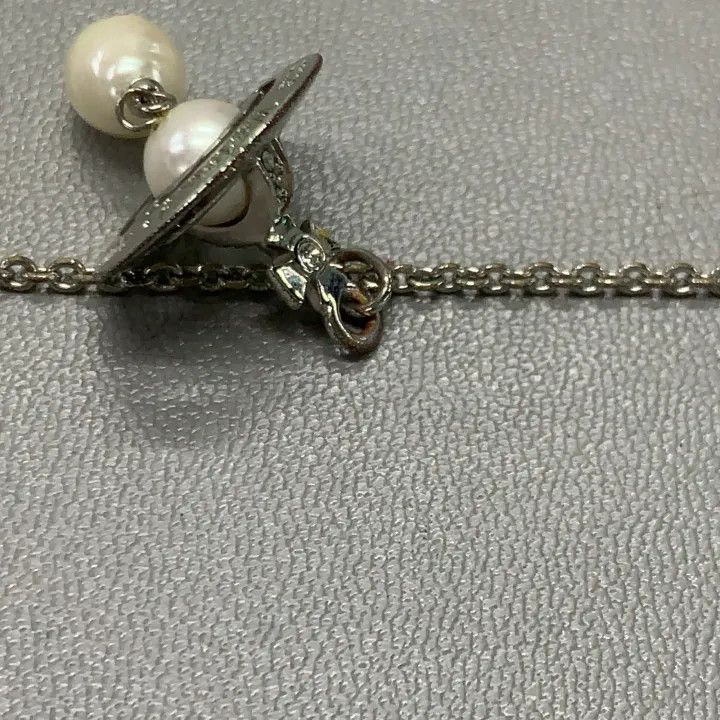 Vivienne Westwood Vivienne Westwood Astra Pearl Pendant Necklace 0079 Size ONE SIZE - 5 Thumbnail