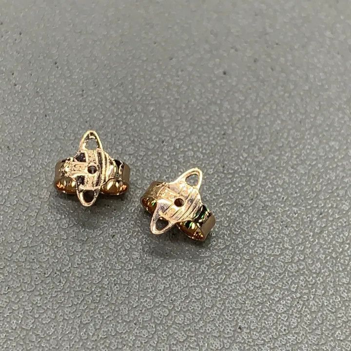 Vivienne Westwood Vivienne Westwood Mini Bas Relief Rose Gold Earrings 0079 Size ONE SIZE - 6 Thumbnail