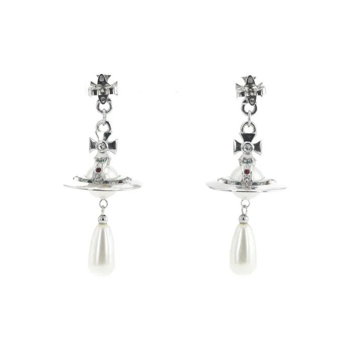 Vivienne Westwood Vivienne Westwood Pearl Drop Earrings for Women 0079 Size ONE SIZE - 2 Thumbnail