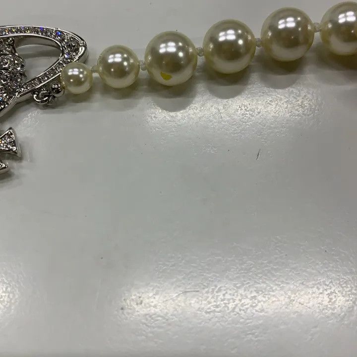 Vivienne Westwood Vivienne Westwood One Row Pearl Choker Necklace 0079 Size ONE SIZE - 3 Thumbnail