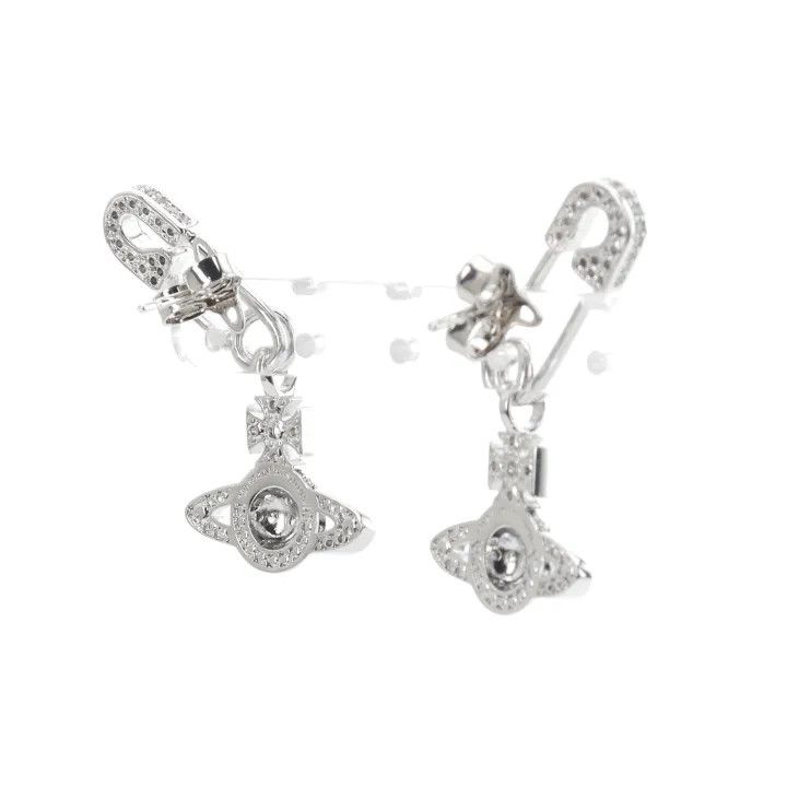 Vivienne Westwood Vivienne Westwood Lucrece Crystal Brooch Earrings 0079 Size ONE SIZE - 2 Thumbnail