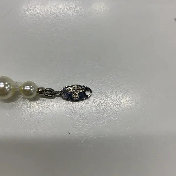Vivienne Westwood Vivienne Westwood Pearl Bas Relief Choker Necklace 0079 Size ONE SIZE - 3 Thumbnail