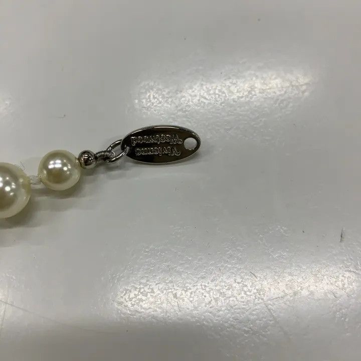 Vivienne Westwood Vivienne Westwood Pearl Bas Relief Choker Necklace 0079 Size ONE SIZE - 5 Thumbnail