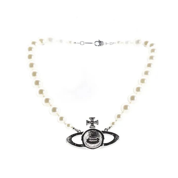 Vivienne Westwood Vivienne Westwood One Row Pearl Relief Choker 0079 Size ONE SIZE - 2 Thumbnail