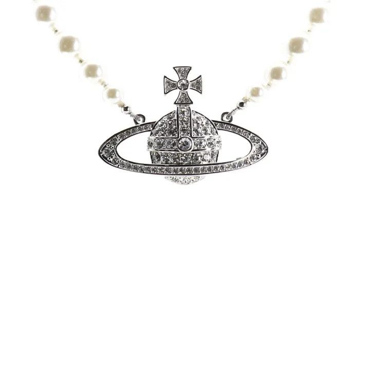 Vivienne Westwood Vivienne Westwood One Row Pearl Relief Choker 0079 Size ONE SIZE - 3 Thumbnail