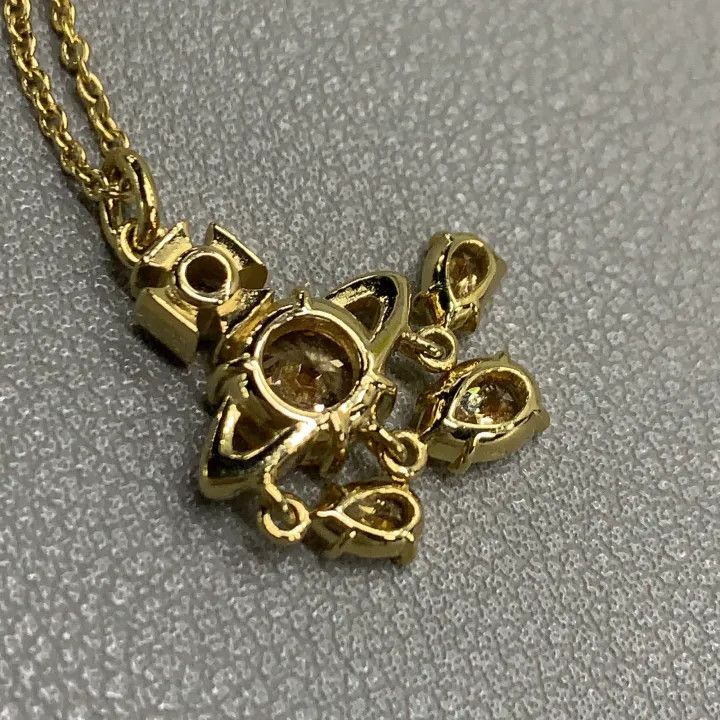Vivienne Westwood Vivienne Westwood Joaquina Saturn Pendant Necklace 0079 Size ONE SIZE - 4 Thumbnail