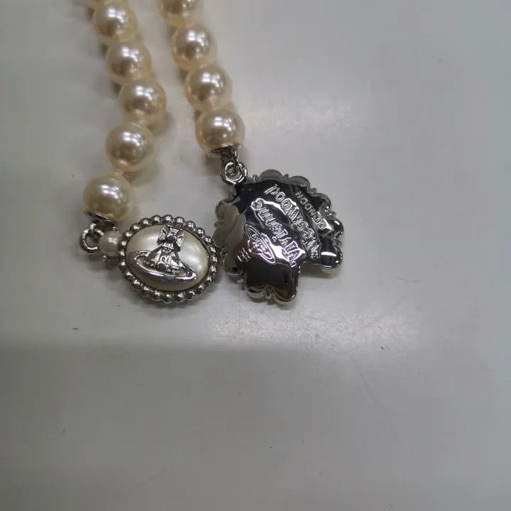 Vivienne Westwood Vivienne Westwood Brass & Glass Necklace 0079 Size ONE SIZE - 2 Thumbnail