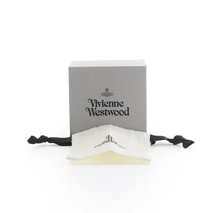 Vivienne Westwood Vivienne Westwood Brass Tag Necklace in Silver 0079 Size ONE SIZE - 3 Thumbnail