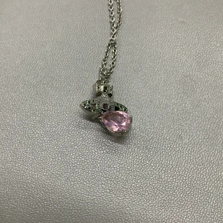 Vivienne Westwood Vivienne Westwood Crystal Drop Pendant Necklace 0079 Size ONE SIZE - 5 Thumbnail