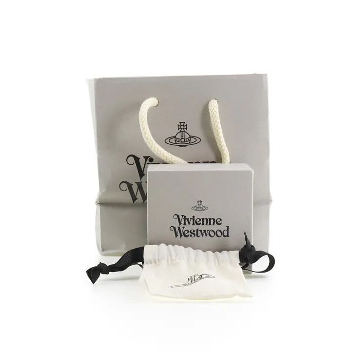 Vivienne Westwood Vivienne Westwood Brass Logo Necklace in Rose Gold 0079 Size ONE SIZE - 3 Thumbnail