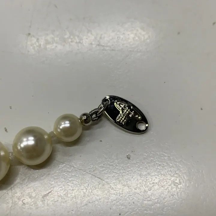 Vivienne Westwood Vivienne Westwood Pearl Relief Choker Necklace 0079 Size ONE SIZE - 3 Thumbnail