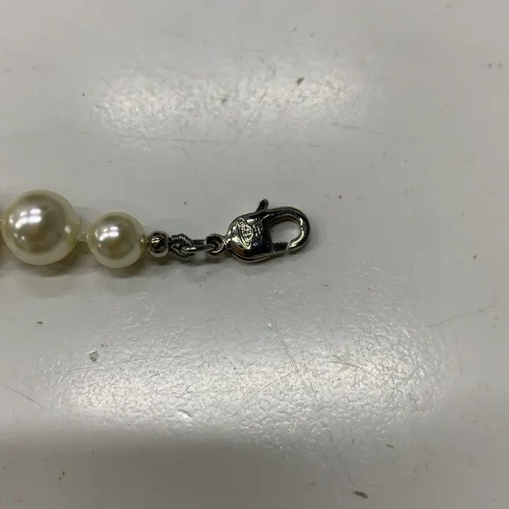 Vivienne Westwood Vivienne Westwood Pearl Relief Choker Necklace 0079 Size ONE SIZE - 4 Thumbnail