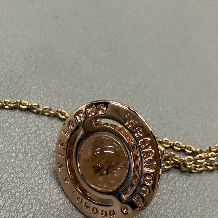 Vivienne Westwood Vivienne Westwood Pina Small Orb Metal Necklace 0079 Size ONE SIZE - 4 Thumbnail
