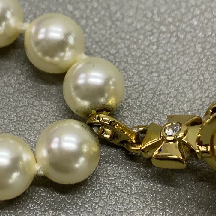 Vivienne Westwood Vivienne Westwood One Row Pearl Drop Choker 0079 Size ONE SIZE - 4 Thumbnail