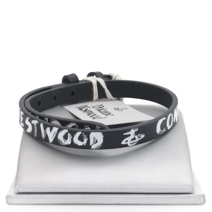 Vivienne Westwood Vivienne Westwood Black Leather Pendant Necklace 0079 Size ONE SIZE - 2 Thumbnail