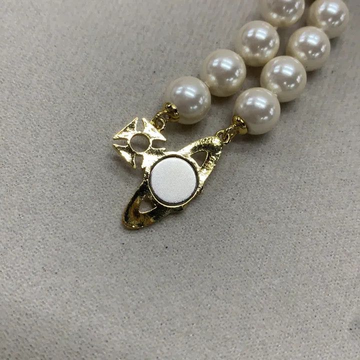 Vivienne Westwood Vivienne Westwood Graziella Pearl Choker Gold 0079 Size ONE SIZE - 7 Thumbnail
