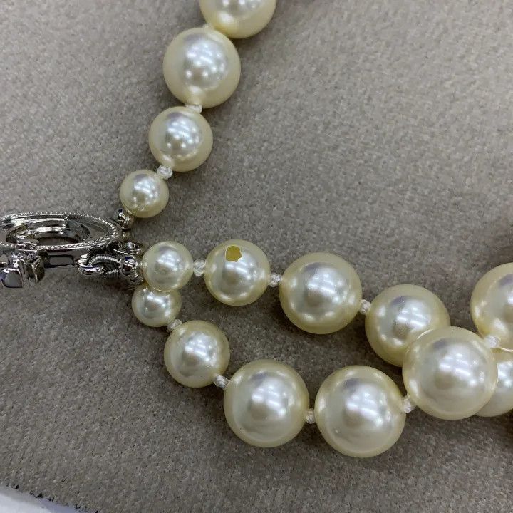 Vivienne Westwood Vivienne Westwood Three Row Pearl Drop Choker 0079 Size ONE SIZE - 4 Thumbnail