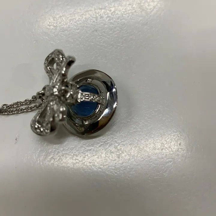 Vivienne Westwood Vivienne Westwood Octavie Blue Pendant Necklace 0079 Size ONE SIZE - 4 Thumbnail