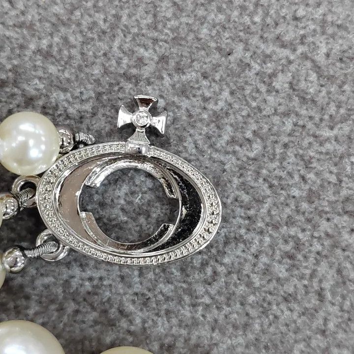 Vivienne Westwood Vivienne Westwood Brass Necklace with Crown Design 0079 Size ONE SIZE - 5 Thumbnail