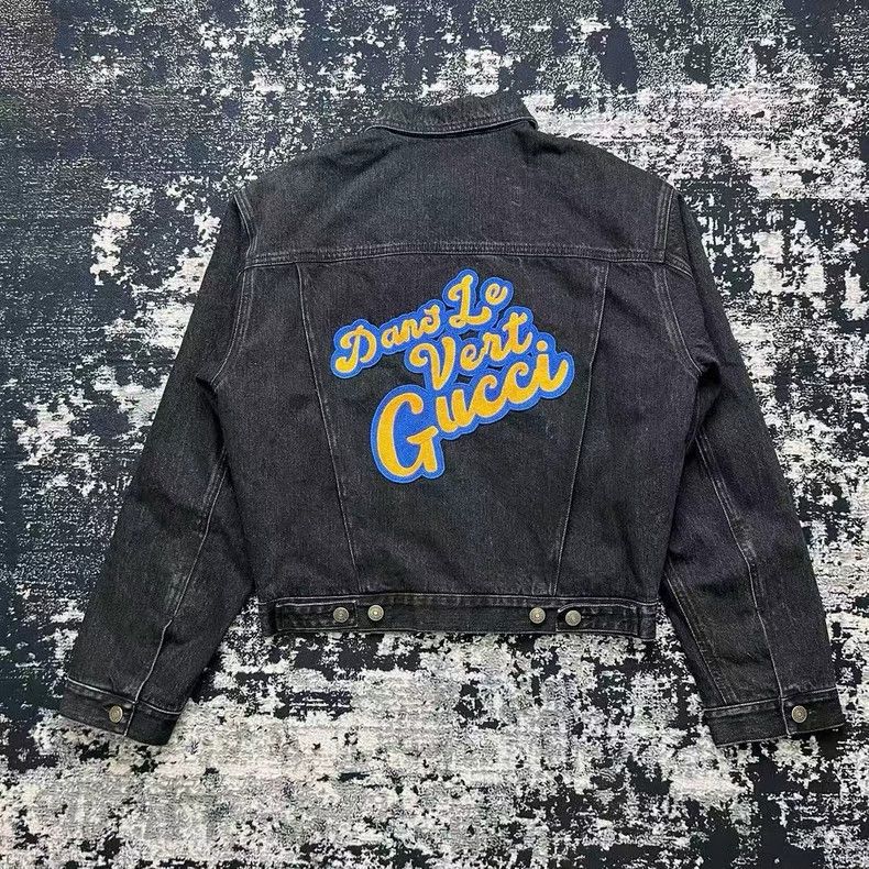 Gucci gucci ss23 chinese new year denim jacket Size US M / EU 48-50 / 2 - 2 Thumbnail