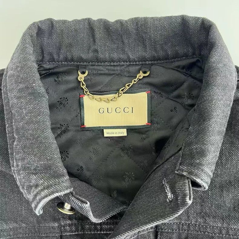 Gucci gucci ss23 chinese new year denim jacket Size US M / EU 48-50 / 2 - 3 Thumbnail
