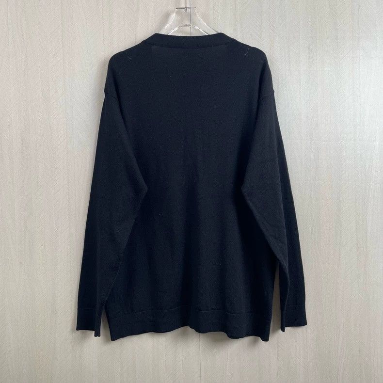Loewe black wool cardigan by Loewe Size US M / EU 48-50 / 2 - 3 Thumbnail