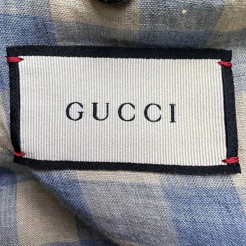 Gucci gucci gold-embroidered long sleeve denim jacket Size US L / EU 52-54 / 3 - 3 Thumbnail