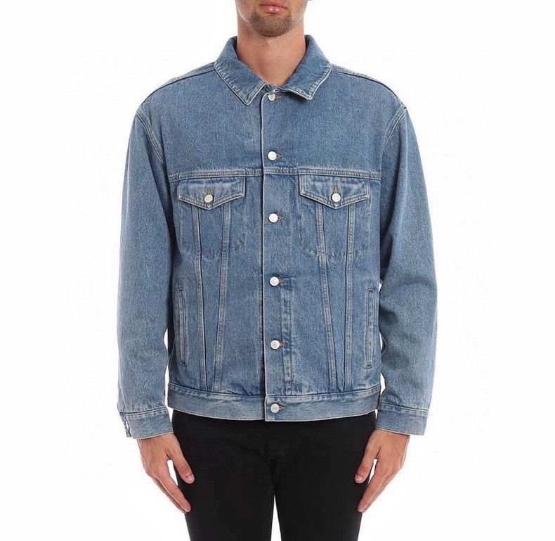 Gucci gucci gold-embroidered long sleeve denim jacket Size US L / EU 52-54 / 3 - 7 Thumbnail