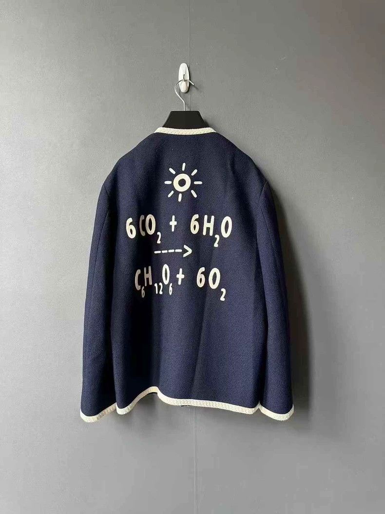 Gucci gucci navy blue boucle jacket Size US L / EU 52-54 / 3 - 2 Thumbnail