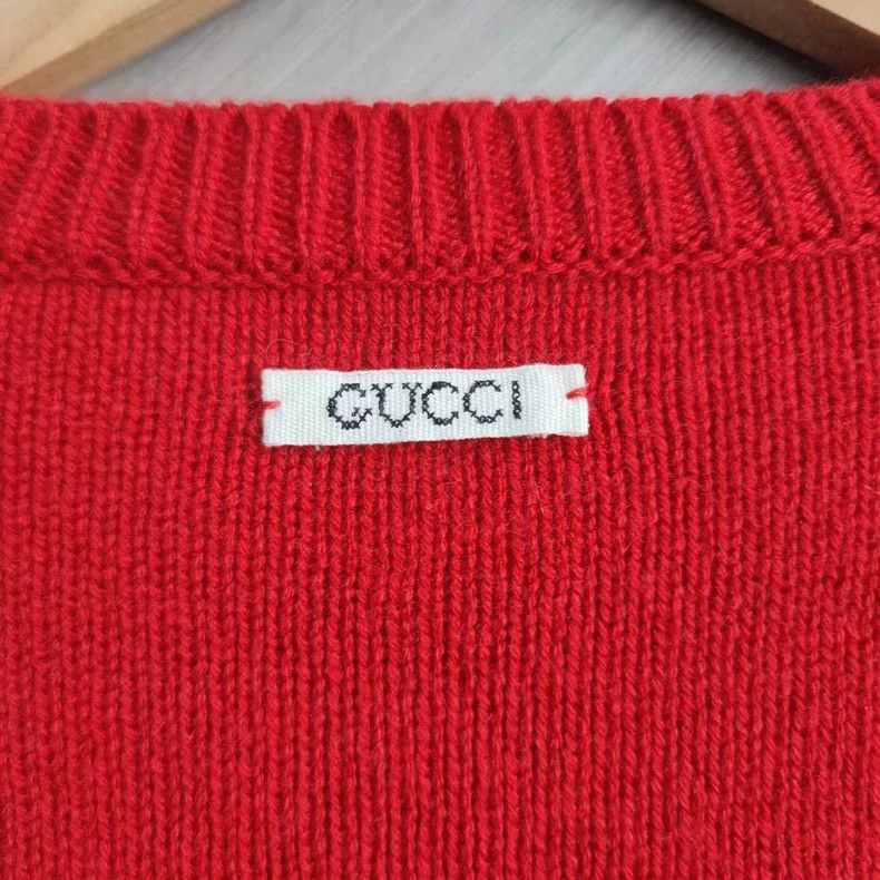 Gucci red gucci sweater in size medium Size US M / EU 48-50 / 2 - 4 Thumbnail