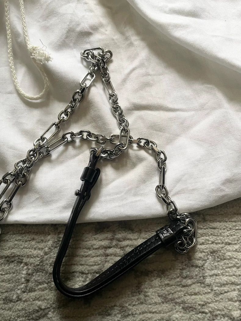 Maison Margiela black chain crossbody bag by maison margiela Size ONE SIZE - 4 Thumbnail