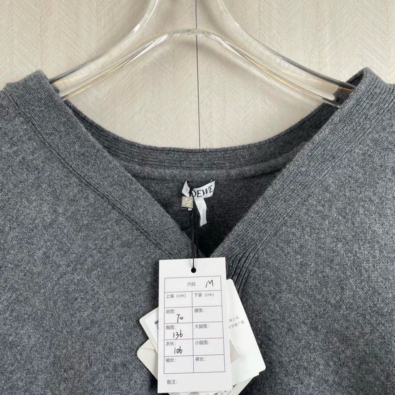Loewe gray LOEWE knitted cardigan size M Size US M / EU 48-50 / 2 - 2 Thumbnail