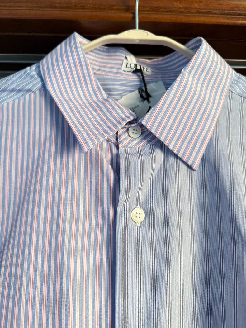 Loewe Loewe Striped Long Sleeve Shirt Size 41 Size US M / EU 48-50 / 2 - 2 Thumbnail