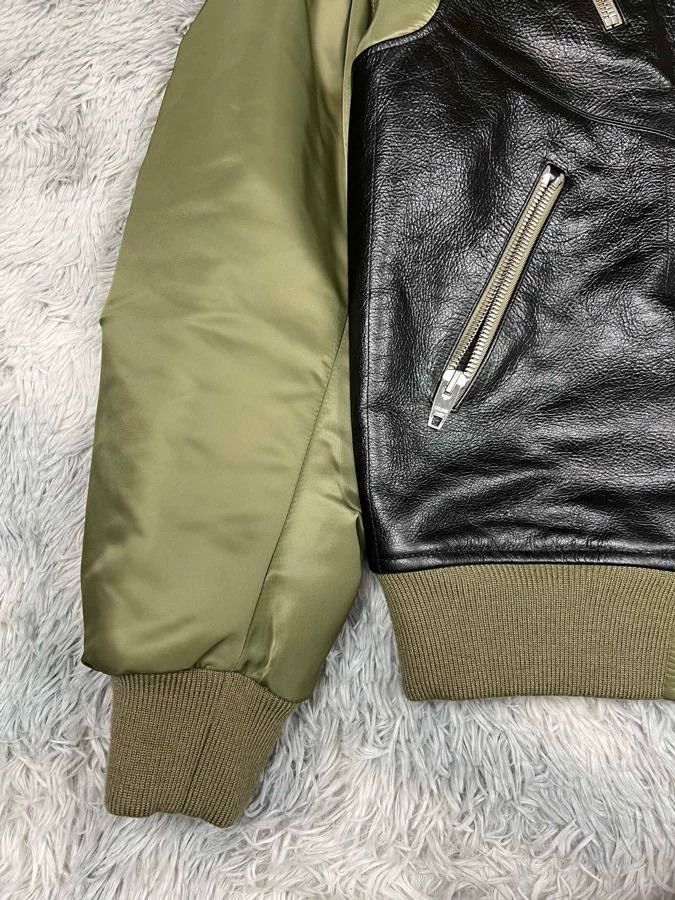 Celine celine green color-blocked ma1 jacket Size US L / EU 52-54 / 3 - 4 Thumbnail
