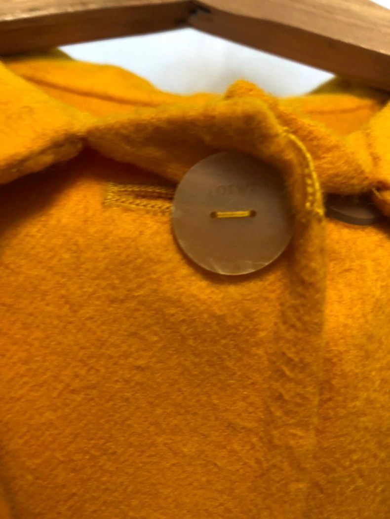 Loewe oversized yellow cashmere coat with bow Size US XS / EU 42 / 0 - 5 Thumbnail