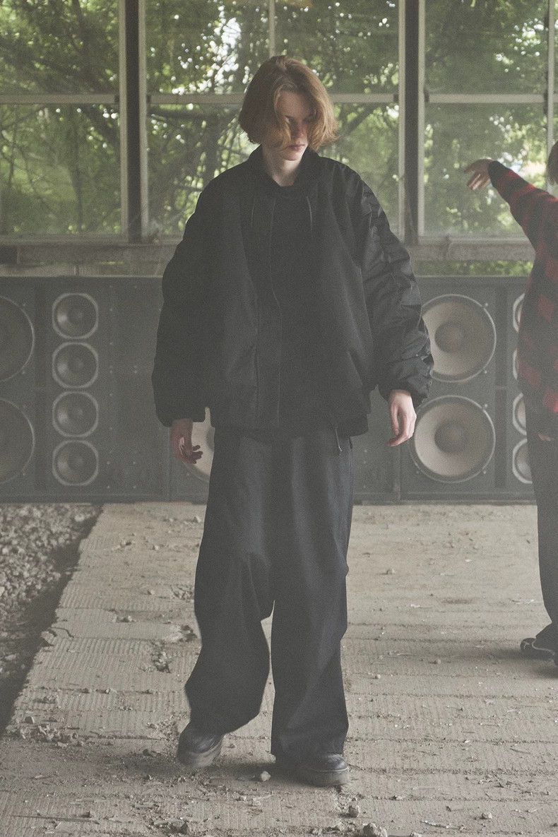Lad Musician lad musician oversized black bomber jacket Size US M / EU 48-50 / 2 - 2 Thumbnail