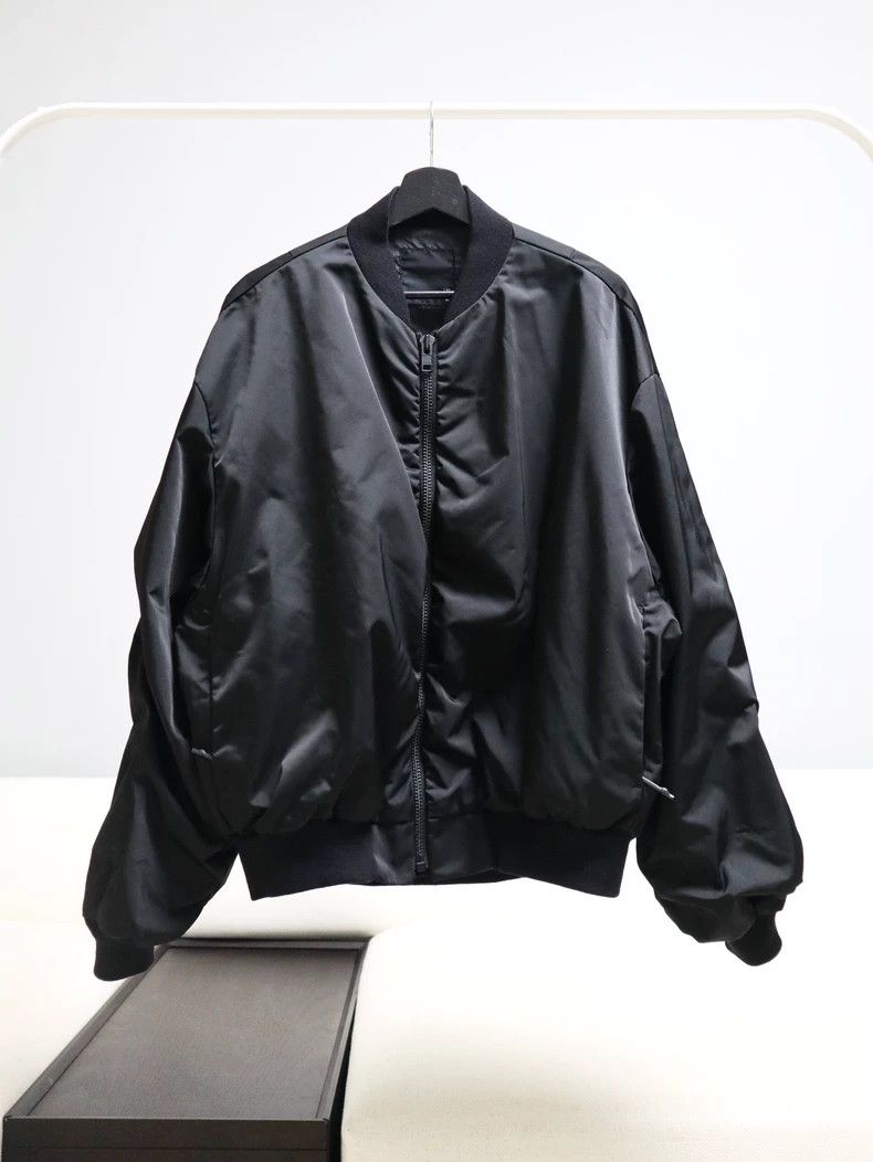 Lad Musician lad musician oversized black bomber jacket Size US M / EU 48-50 / 2 - 3 Thumbnail