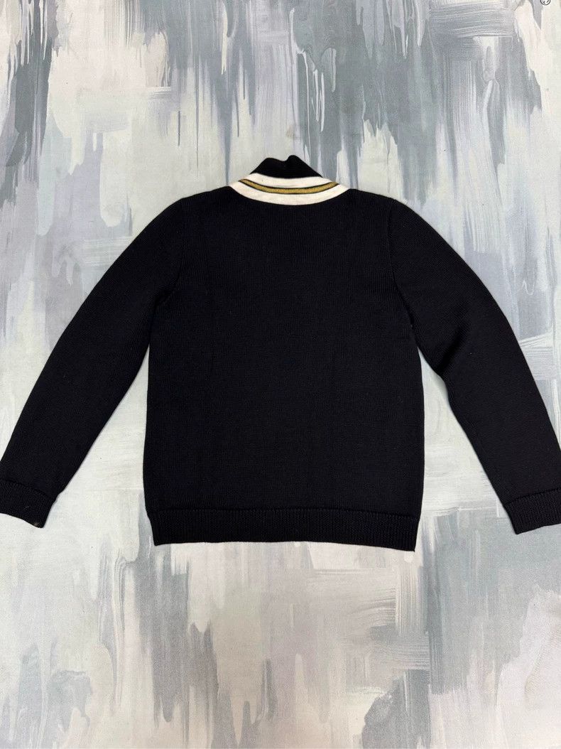 Gucci gucci black knitted cardigan with bee emblem Size US M / EU 48-50 / 2 - 2 Thumbnail