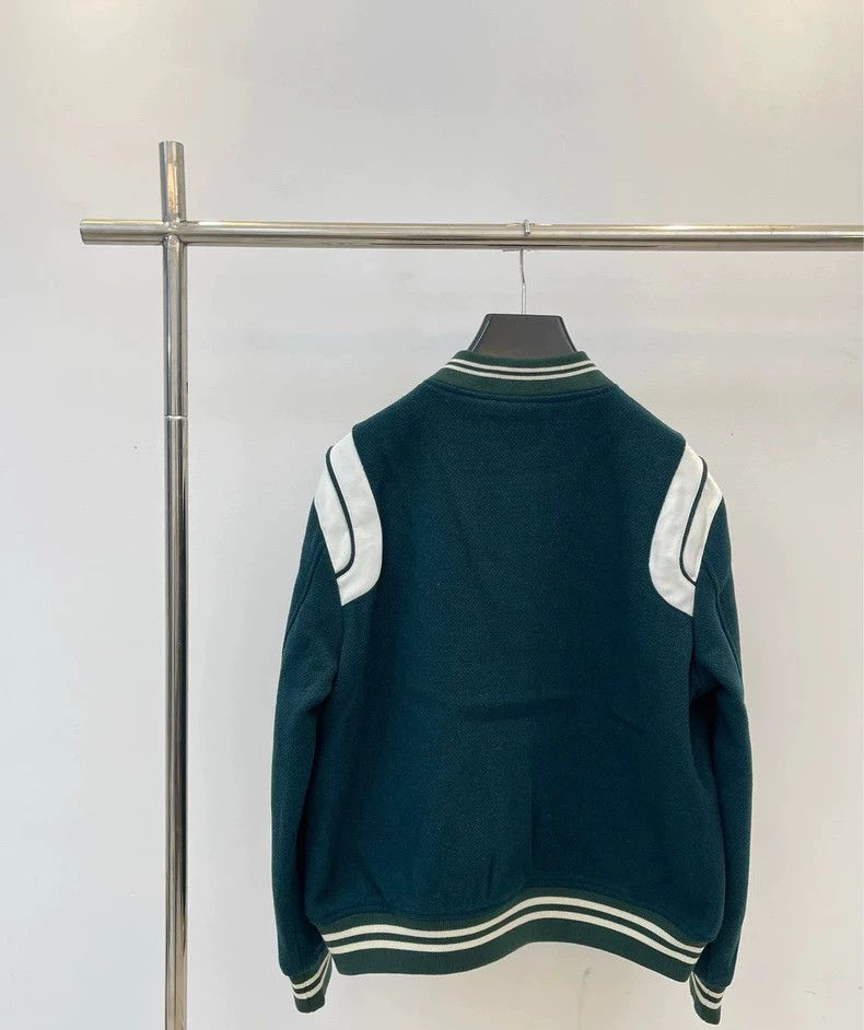 Saint Laurent Paris Saint Laurent Classic Green Baseball Jacket Size US L / EU 52-54 / 3 - 2 Thumbnail