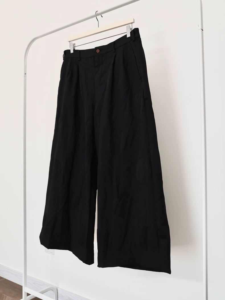 Comme des Garcons black polka dot wide-leg pants Size US 28 / EU 44 - 8 Thumbnail