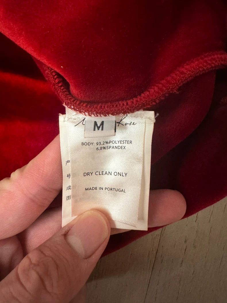 Martine Rose Martine Rose Red Velvet Pullover Sweatshirt Size US M / EU 48-50 / 2 - 3 Thumbnail
