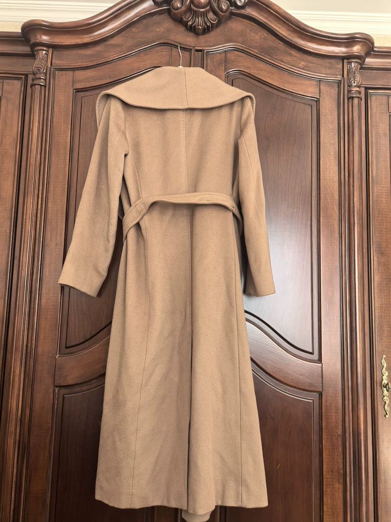Max Mara maxmara wool coat with belt Size US L / EU 52-54 / 3 - 2 Thumbnail
