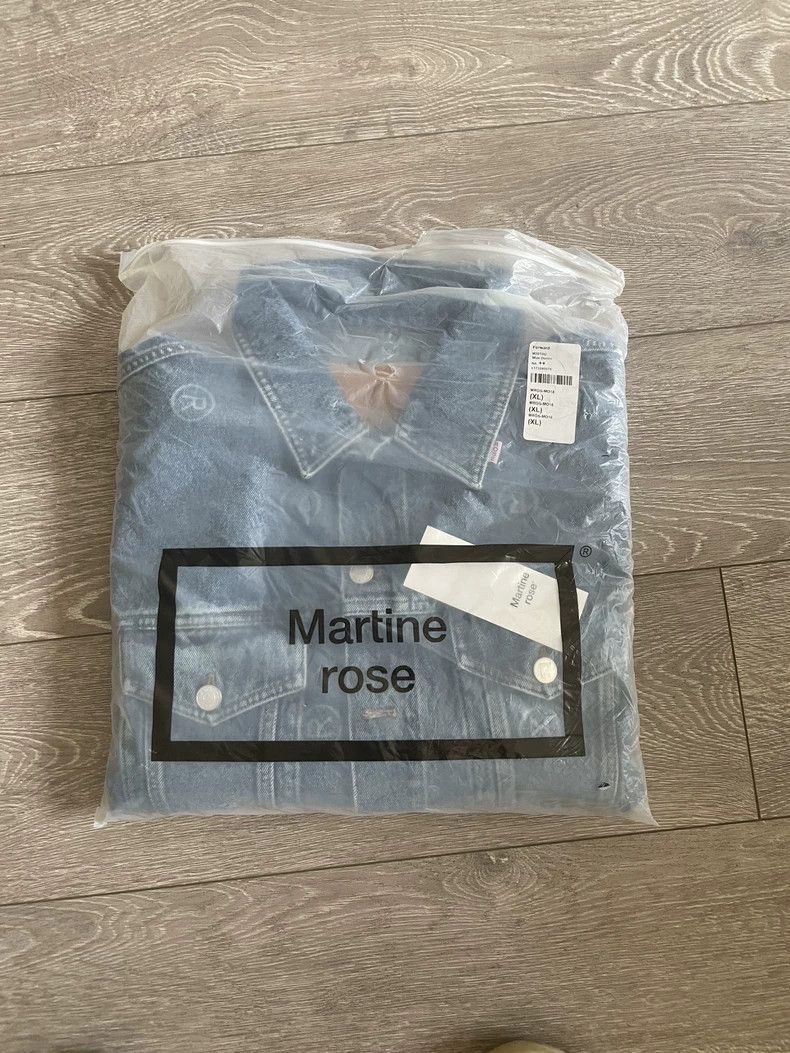 Martine Rose martine rose r logo denim jacket Size US XL / EU 56 / 4 - 5 Thumbnail